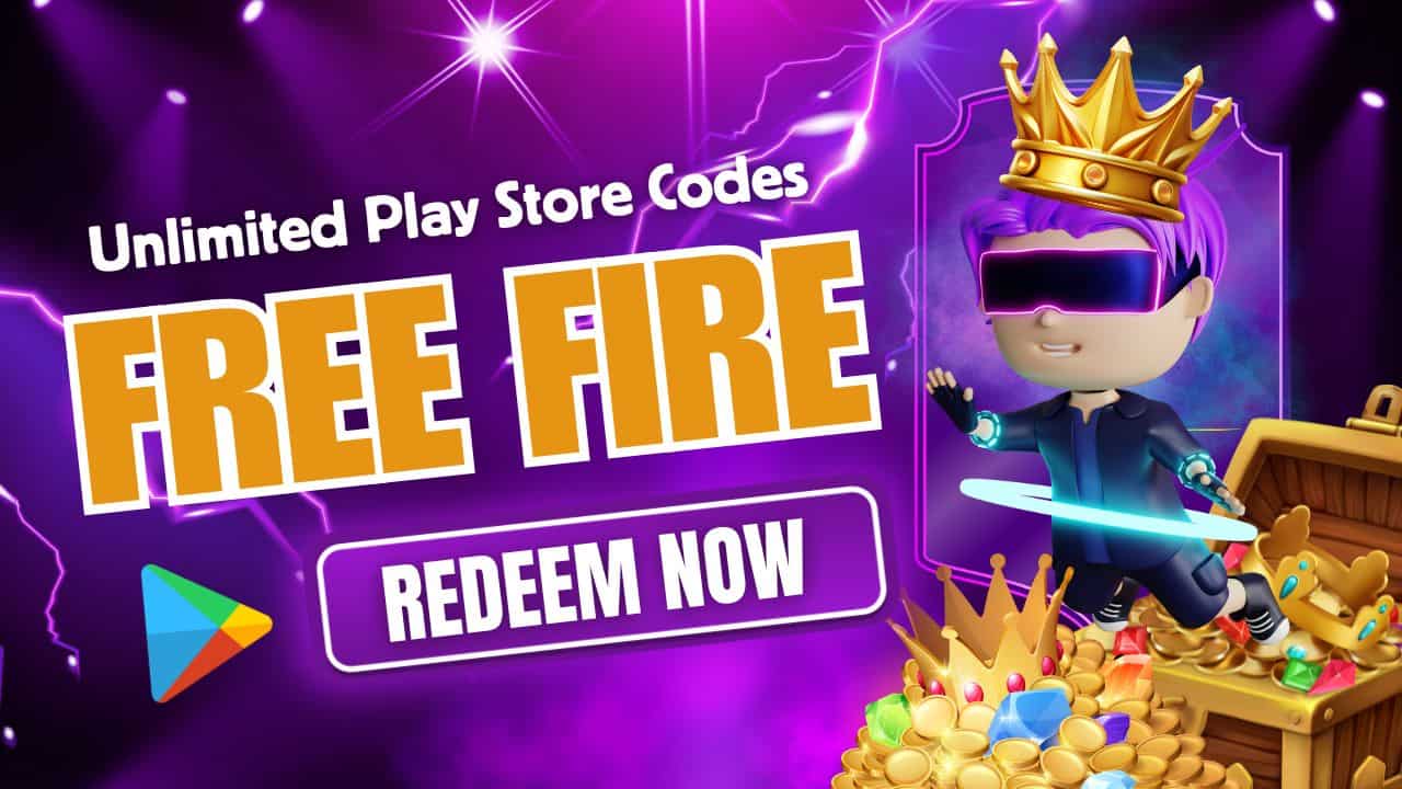 Free Fire Max Google Play redeem codes